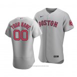 Maglia Baseball Uomo Boston Red Sox Personalizzate Autentico Road 2020 Grigio