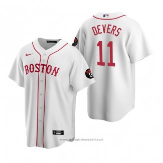 Maglia Baseball Uomo Boston Red Sox Rafael Devers Replica Bianco