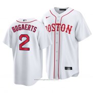 Maglia Baseball Uomo Boston Red Sox Xander Bogaerts Replica 2021 Bianco