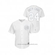 Maglia Baseball Uomo Chicago Cubs Craig Kimbrel 2019 Players Weekend Dirty Craig Replica Bianco