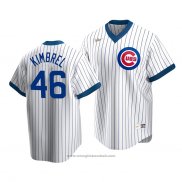 Maglia Baseball Uomo Chicago Cubs Craig Kimbrel Cooperstown Collection Primera Bianco