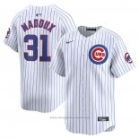 Maglia Baseball Uomo Chicago Cubs Greg Maddux Home Limited Bianco