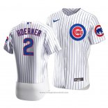 Maglia Baseball Uomo Chicago Cubs Nico Hoerner Autentico Primera Bianco