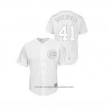 Maglia Baseball Uomo Chicago Cubs Steve Cishek 2019 Players Weekend Speedpass Replica Bianco