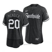 Maglia Baseball Uomo Chicago White Sox Danny Mendick 2021 City Connect Autentico Nero