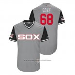 Maglia Baseball Uomo Chicago White Sox Dylan Covey 2018 LLWS Players Weekend Cove Grigio
