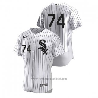 Maglia Baseball Uomo Chicago White Sox Eloy Jimenez Autentico Bianco