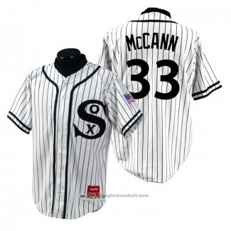 Maglia Baseball Uomo Chicago White Sox James Mccann 1990 Turn Back The Clock Bianco