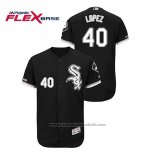 Maglia Baseball Uomo Chicago White Sox Reynaldo Lopez Flex Base Nero