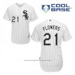 Maglia Baseball Uomo Chicago White Sox Tyler Flowers 21 Bianco Home Cool Base