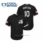 Maglia Baseball Uomo Chicago White Sox Yoan Moncada Cool Base Allenamento Primaverile 2019 Nero