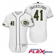 Maglia Baseball Uomo Cincinnati Reds 41 Kevin Shackelford 2018 Alternato Autentico Flex Base