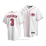 Maglia Baseball Uomo Cincinnati Reds Mike Freeman Replica Bianco