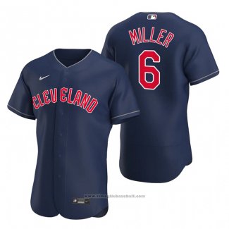 Maglia Baseball Uomo Cleveland Guardians Owen Miller Autentico Alternato Blu