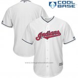 Maglia Baseball Uomo Cleveland Indians 2017 Stelle e Strisce Bianco Cool Base