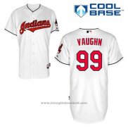 Maglia Baseball Uomo Cleveland Indians Ricky Vaughn 99 Bianco Home Cool Base
