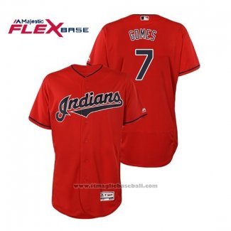 Maglia Baseball Uomo Cleveland Indians Yan Gomes Flex Base Autentico Collection Alternato 2019 Rosso