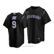 Maglia Baseball Uomo Colorado Rockies Connor Joe Replica Nero