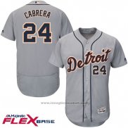 Maglia Baseball Uomo Detroit Tigers Miguel Cabrera Autentico Collection Flex Base Grigio