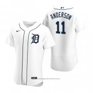 Maglia Baseball Uomo Detroit Tigers Sparky Anderson Autentico 2020 Primera Bianco