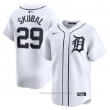 Maglia Baseball Uomo Detroit Tigers Tarik Skubal Home Limited Bianco