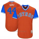 Maglia Baseball Uomo Houston Astros 2017 Little League World Series Luke Gregerson Arancione