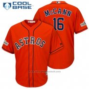 Maglia Baseball Uomo Houston Astros Brian Mccann Arancione Cool Base