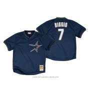 Maglia Baseball Uomo Houston Astros Craig Biggio Autentico 1997 Bp Mesh Blu