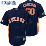 Maglia Baseball Uomo Houston Astros Dallas Keuchel Blu Cool Base