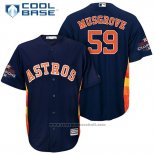 Maglia Baseball Uomo Houston Astros Joe Musgrove Blu Cool Base