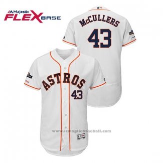 Maglia Baseball Uomo Houston Astros Lance Mccullers 2019 Postseason Flex Base Bianco