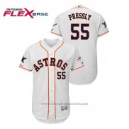 Maglia Baseball Uomo Houston Astros Ryan Pressly 2019 All Star Flex Base Bianco