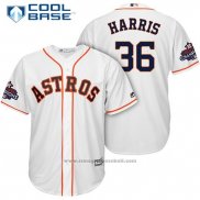 Maglia Baseball Uomo Houston Astros Will Harris Bianco Cool Base