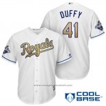 Maglia Baseball Uomo Kansas City Royals Campeones 41 Danny Duffy Cool Base Or