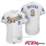 Maglia Baseball Uomo Kansas City Royals Campeones 9 Drew Butera Flex Base Or