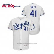 Maglia Baseball Uomo Kansas City Royals Danny Duffy Flex Base Bianco