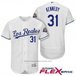 Maglia Baseball Uomo Kansas City Royals Ian Kennedy Bianco Flex Base