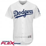 Maglia Baseball Uomo Los Angeles Dodgers Blank Bianco Flex Base Autentico Collection