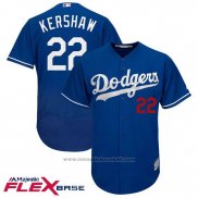 Maglia Baseball Uomo Los Angeles Dodgers Clayton Kershaw Autentico Collection Flex Base Blu