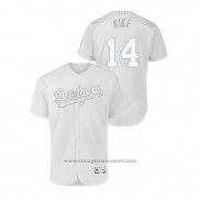 Maglia Baseball Uomo Los Angeles Dodgers Enrique Hernandez 2019 Players Weekend Autentico Bianco