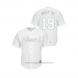 Maglia Baseball Uomo Miami Marlins Miguel Rojas 2019 Players Weekend Replica Bianco