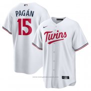 Maglia Baseball Uomo Minnesota Twins Emilio Pagan Home Replica Bianco