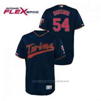 Maglia Baseball Uomo Minnesota Twins Ervin Santana 150 Anniversario Autentico Flex Base Blu