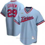 Maglia Baseball Uomo Minnesota Twins Rod Carew Road Cooperstown Collection Blu