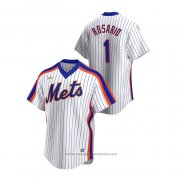 Maglia Baseball Uomo New York Mets Amed Rosario Cooperstown Collection Home Bianco