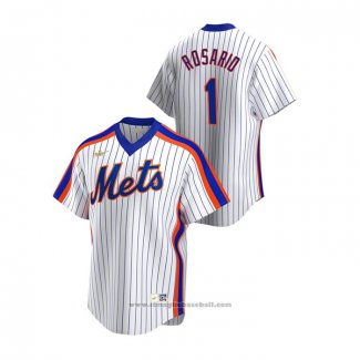 Maglia Baseball Uomo New York Mets Amed Rosario Cooperstown Collection Home Bianco