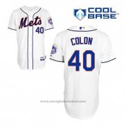 Maglia Baseball Uomo New York Mets Bartolo Colon 40 Bianco Alternato Cool Base