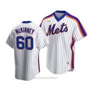 Maglia Baseball Uomo New York Mets Billy Mckinney Cooperstown Collection Home Bianco