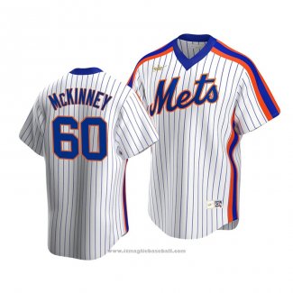 Maglia Baseball Uomo New York Mets Billy Mckinney Cooperstown Collection Home Bianco