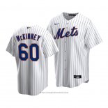 Maglia Baseball Uomo New York Mets Billy Mckinney Replica Home Bianco